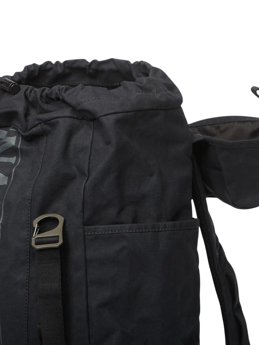 Napapijri Black Equator Buckle Foldover Canvas Backpack