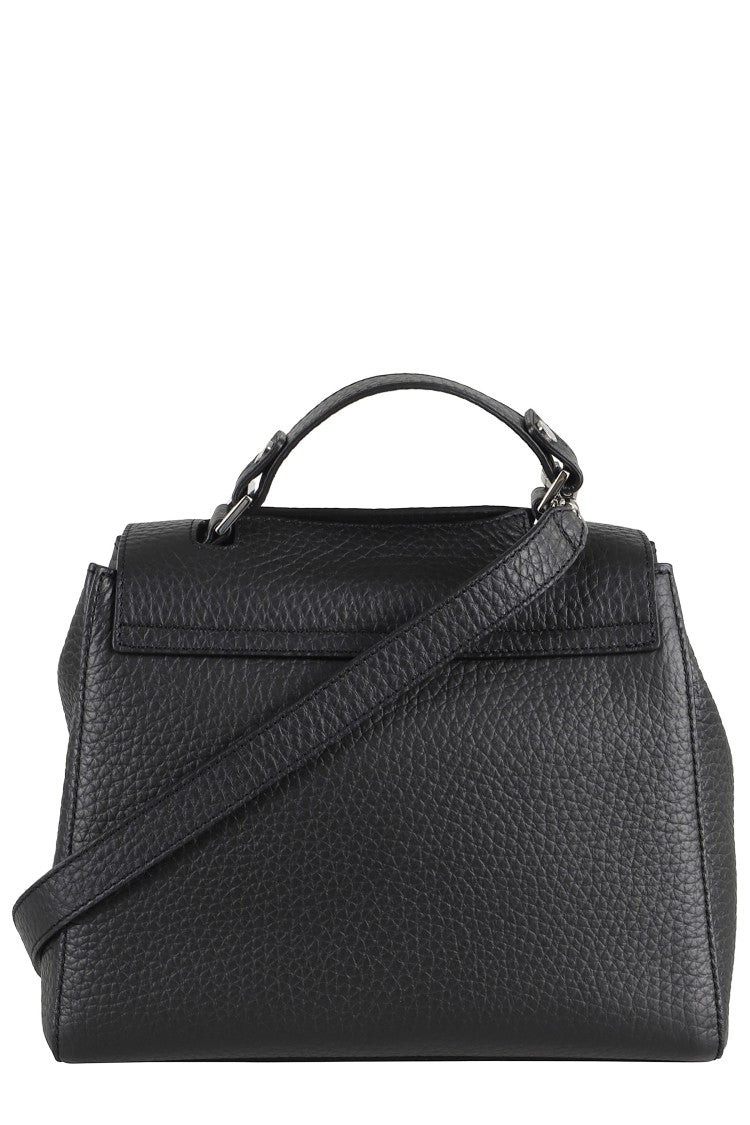 Orciani Textured Leather Small Handbag