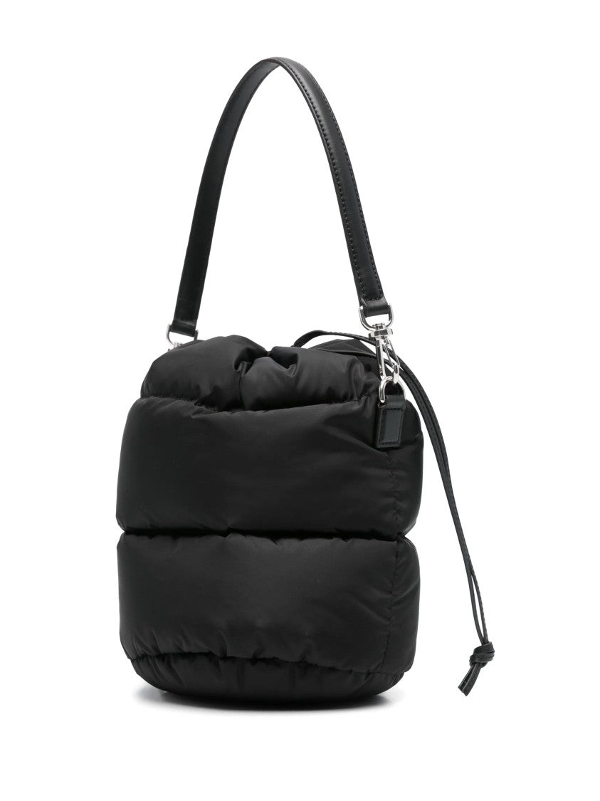 Moncler Black Caradoc Quilted Bucket Bag