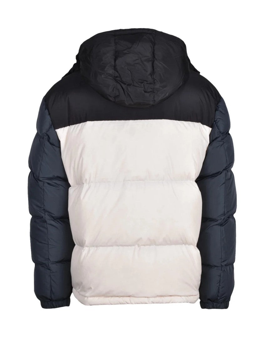 Tommy Jeans Black/White Polyester Down Men's Two-Tone Jacket