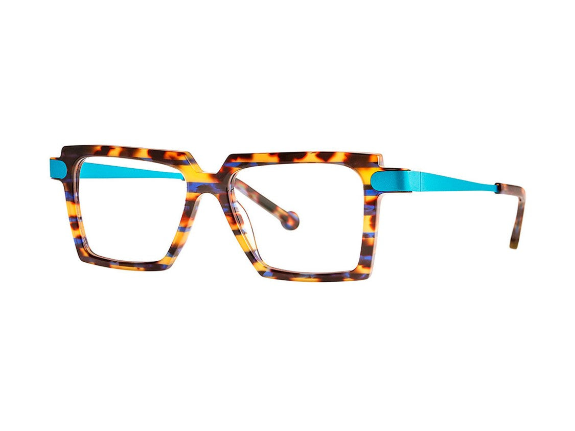 Theo Tortoiseshell Pair Oversized Square Eyeglasses