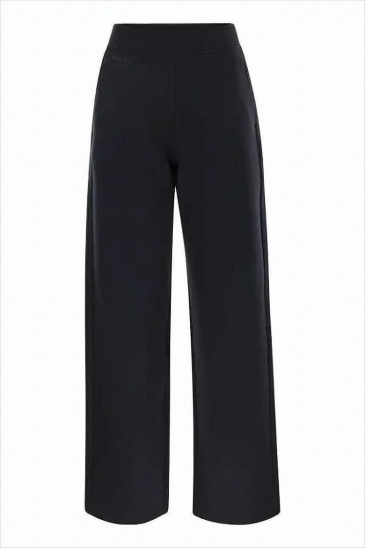 Max Mara Cropped Black Wide-Leg Training Pants