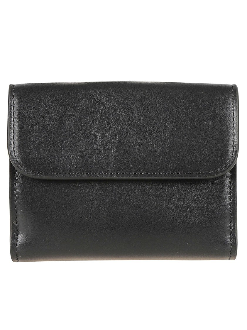 Chloé Compact Black Calf Leather Wallet