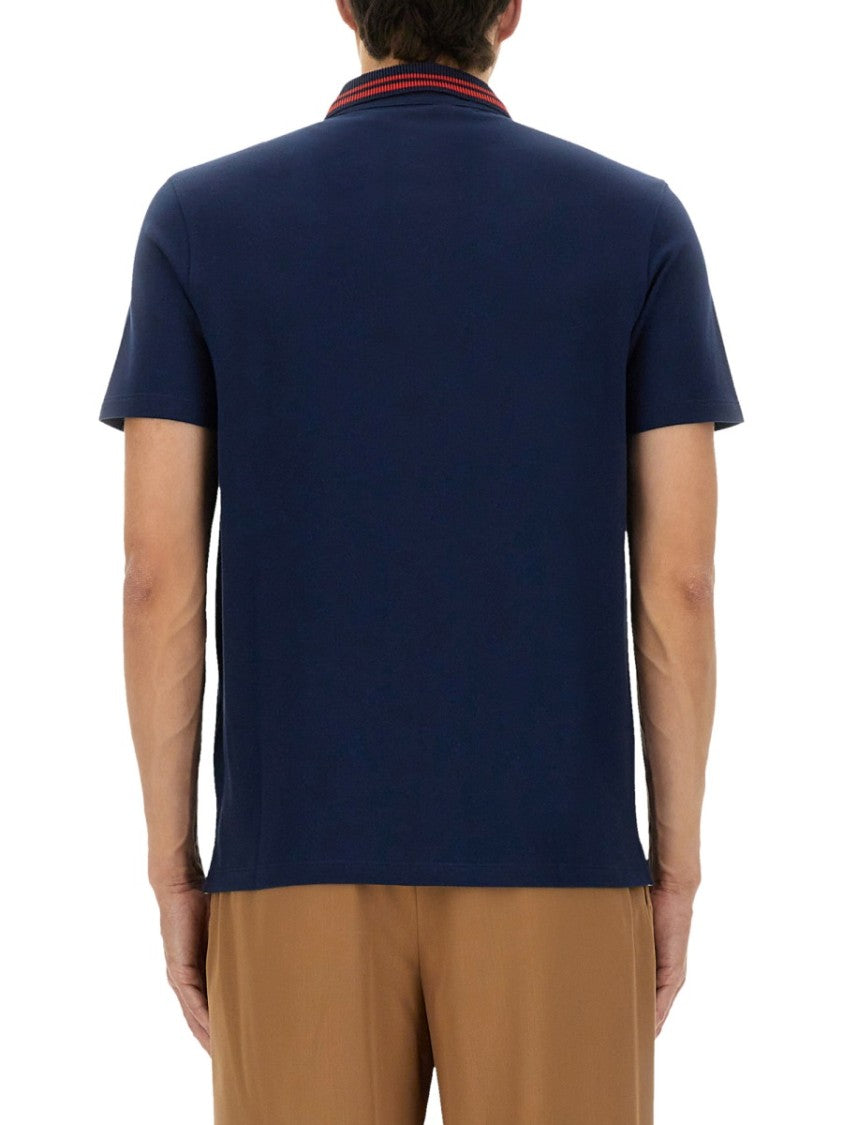Valentino Vg Embroidery Cotton Polo Shirt