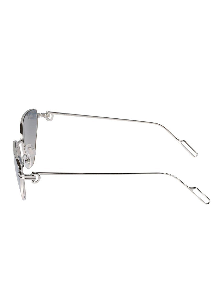 Cartier Ct0155s Narrow Cat-Eye Sunglasses