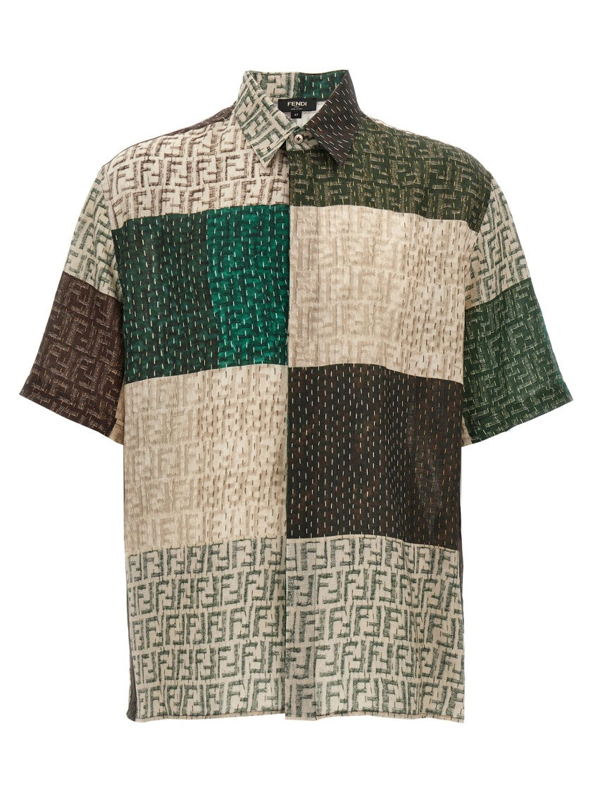Fendi Ff Linen Shirt