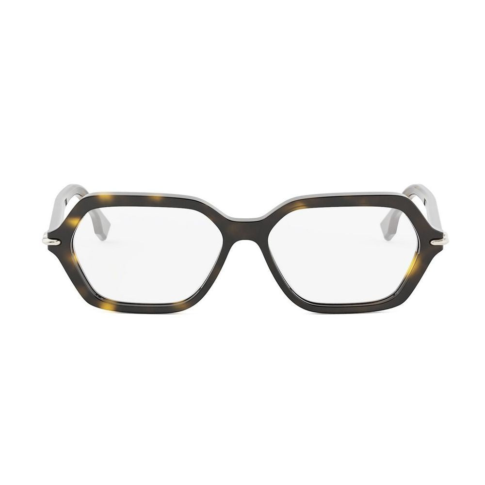 Fendi Saddlery Geometric Acetate Optical Glasses
