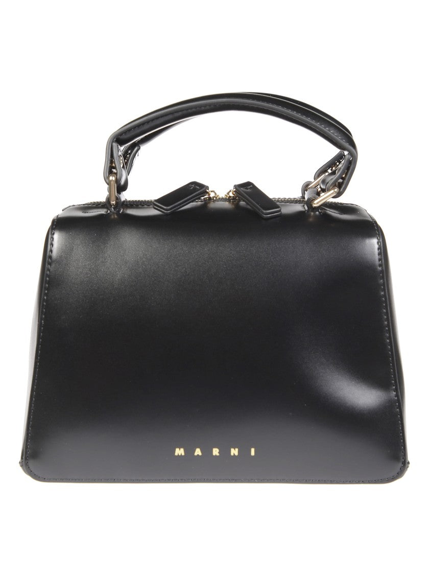 Marni Structured Black School Bag
