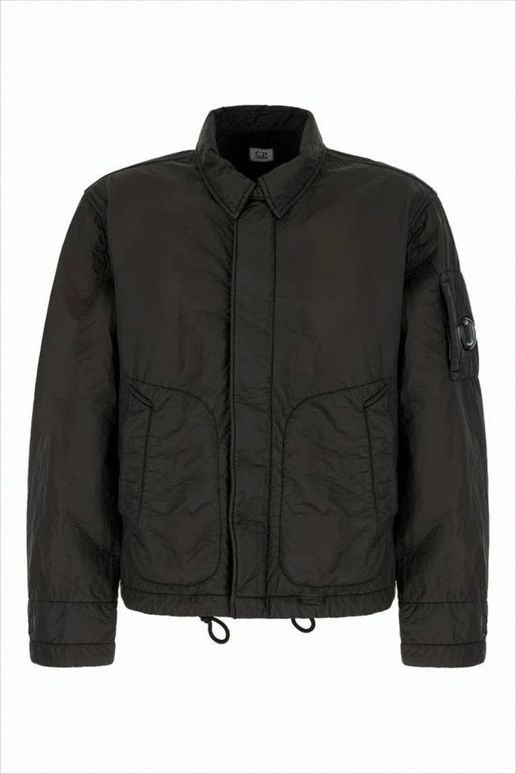 C.P. Company Cropped Padded Jacket With High Collar