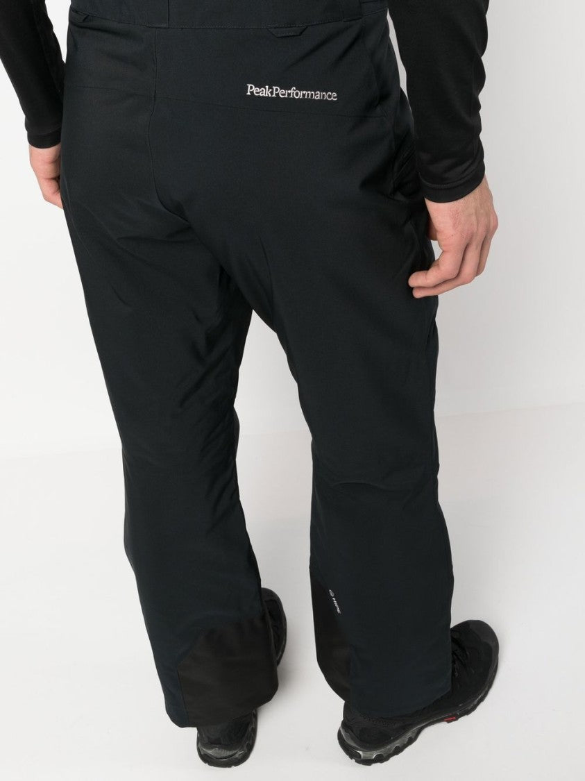 Peak Performance Embroidered-Logo Straight Trousers