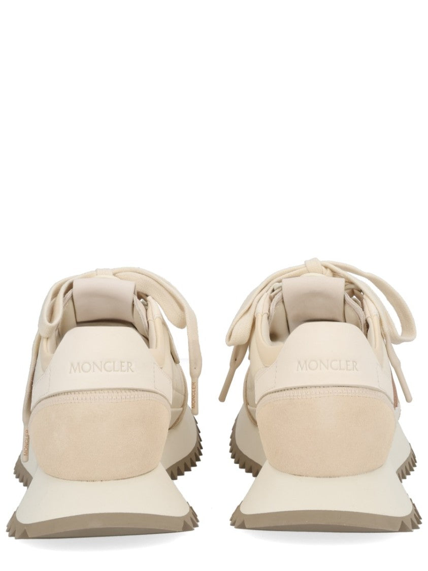 Moncler Pacy2 Leather Suede Zigzag Sole Sneakers