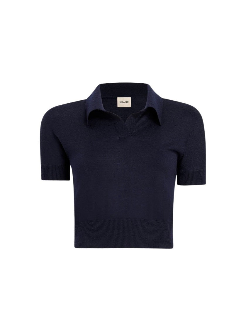 Khaite Morgane Top Midnight Navy
