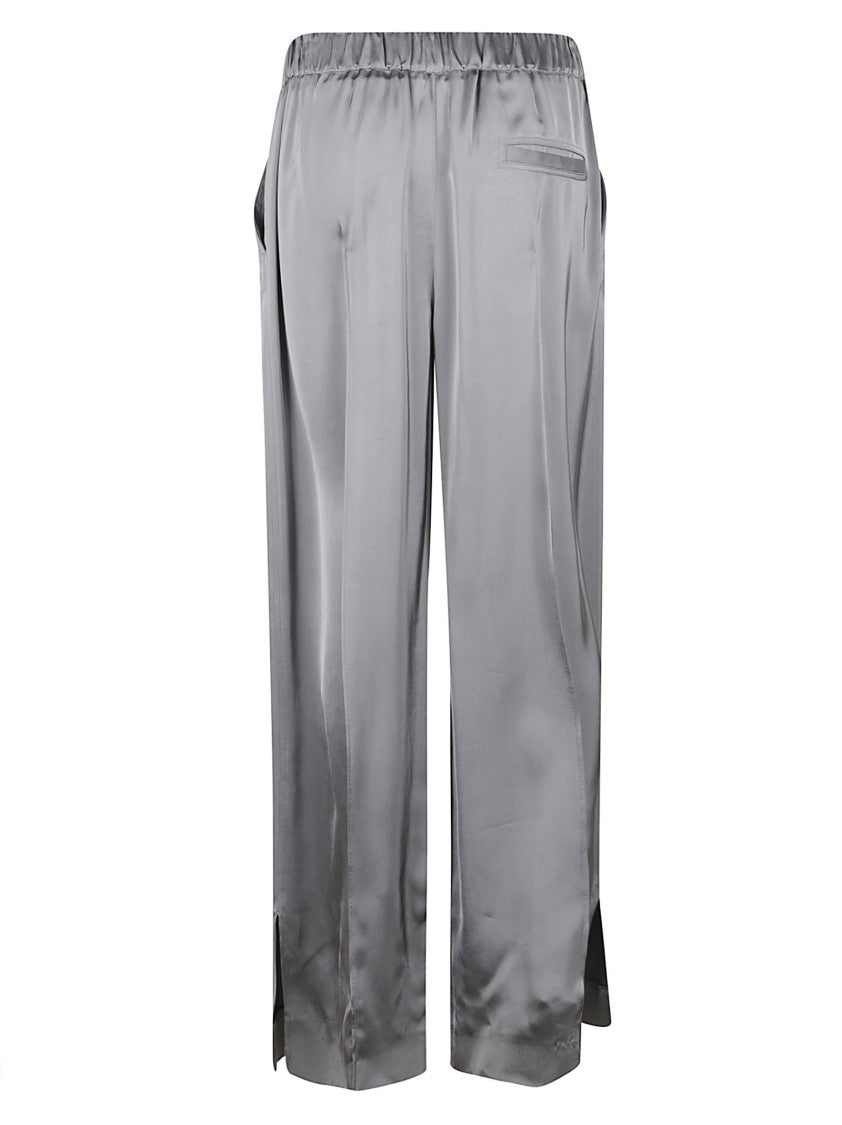 Jil Sander Silky Texture Trousers With Elegant Draping
