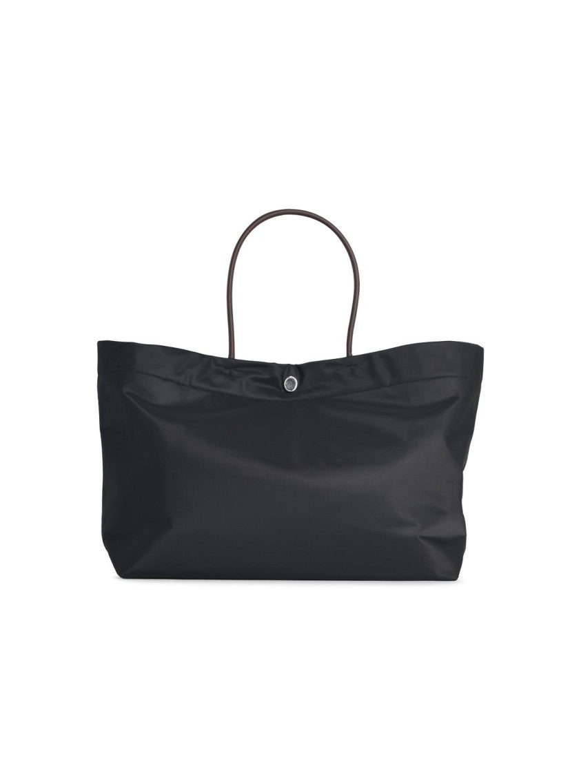 Tory Burch Large 'Ella Twist' Black Polyamide Bag