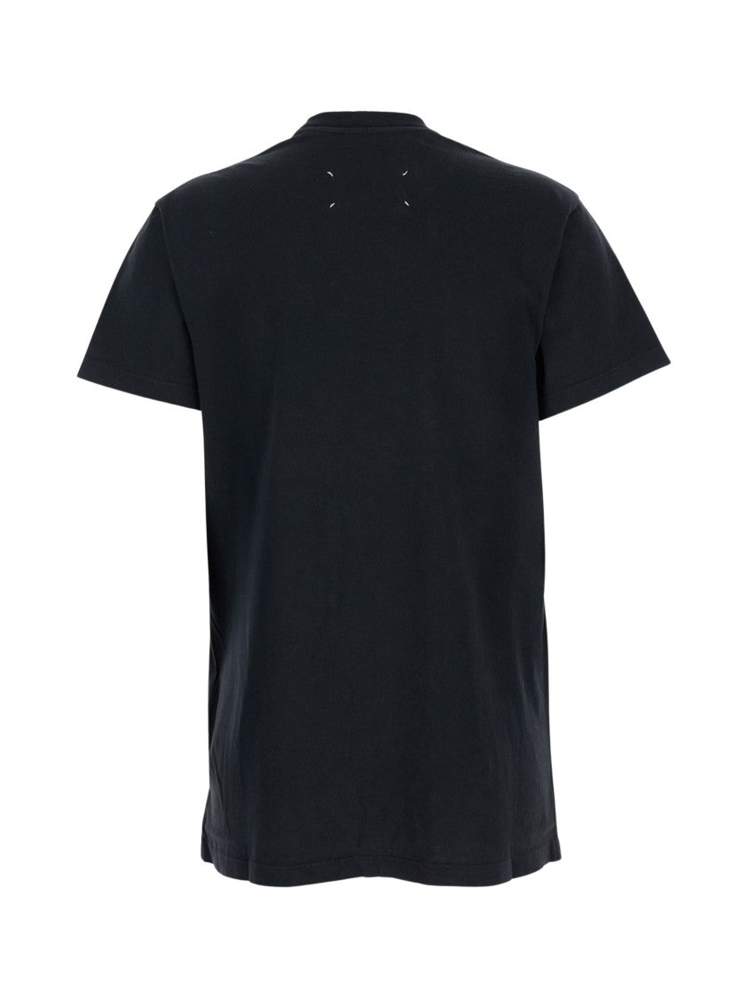 Maison Margiela Iconic Printed Crewneck Cotton T-Shirt