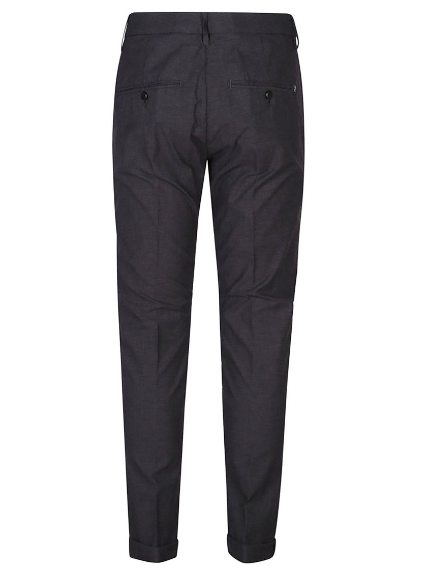 Dondup Gaubert Tailored Black Tapered Pants