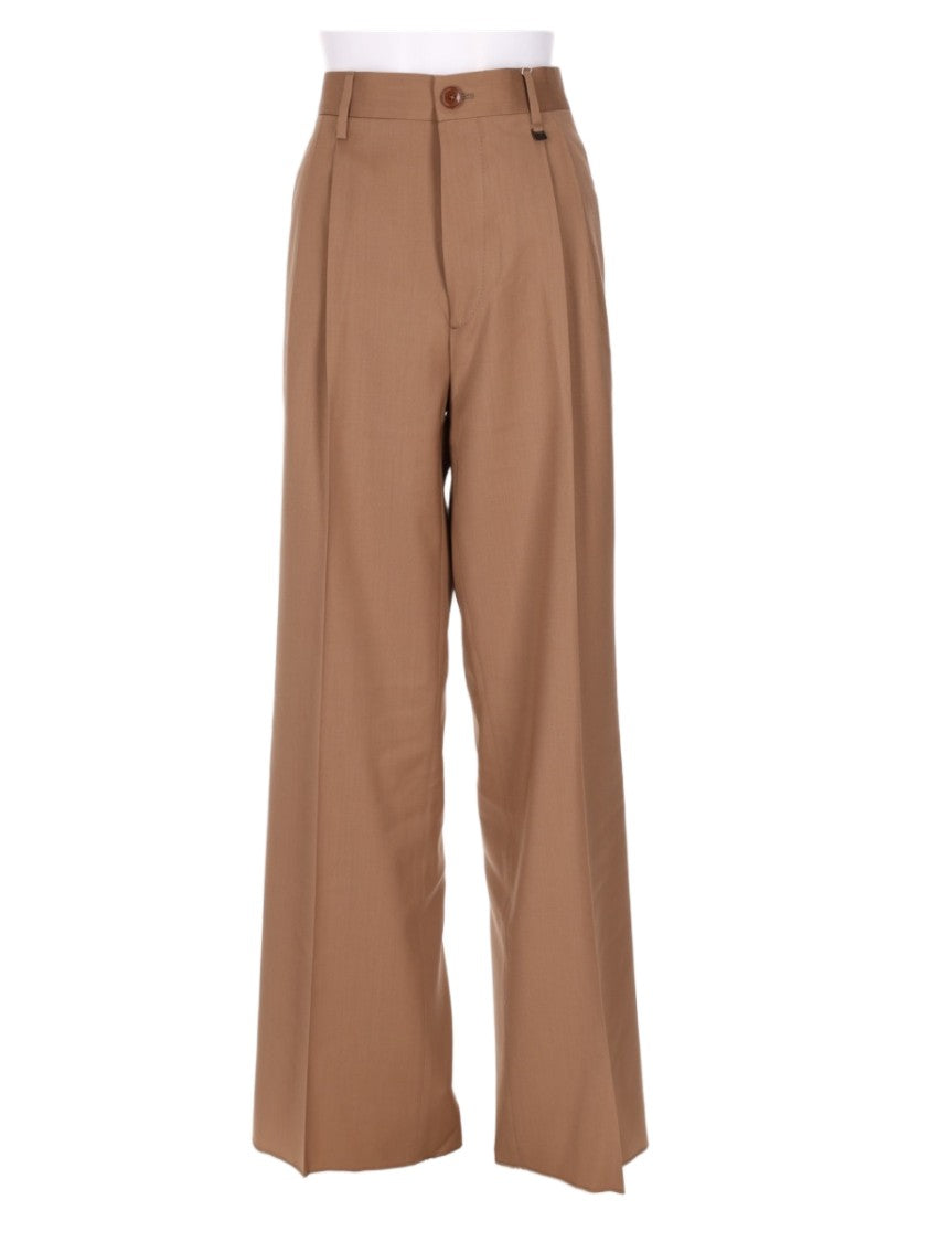 Vivienne Westwood Wide-Leg High-Waist Virgin Wool Trousers
