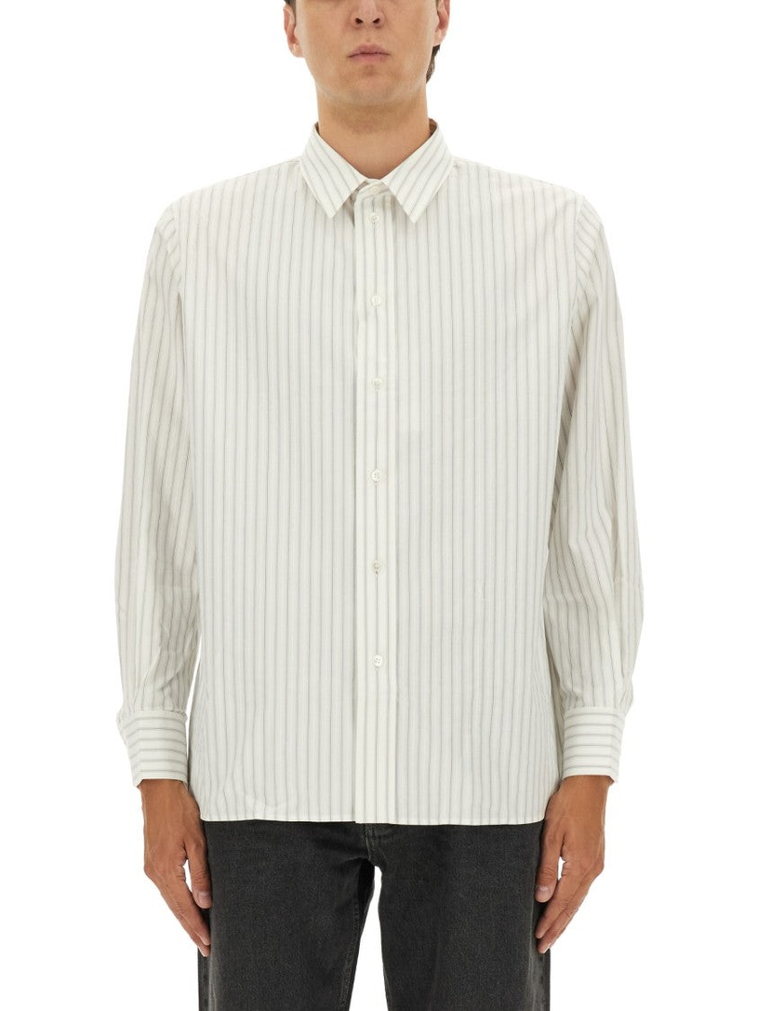 Saint Laurent Cassandre Striped Shirt