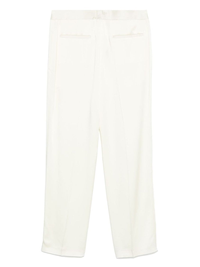 Jil Sander Natural Cropped Tailored Trousers