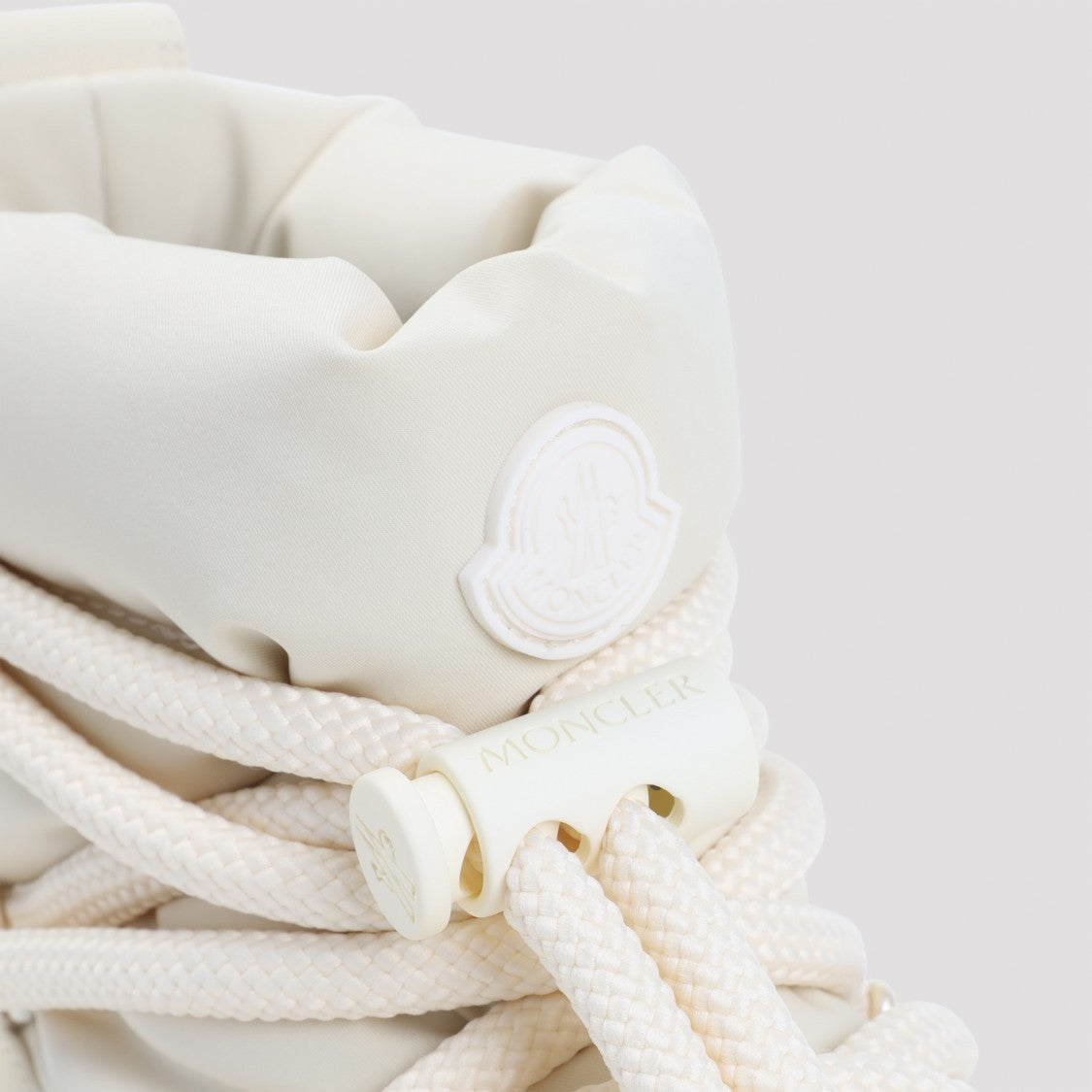 Moncler Light Beige Altive Mid Snow Boots