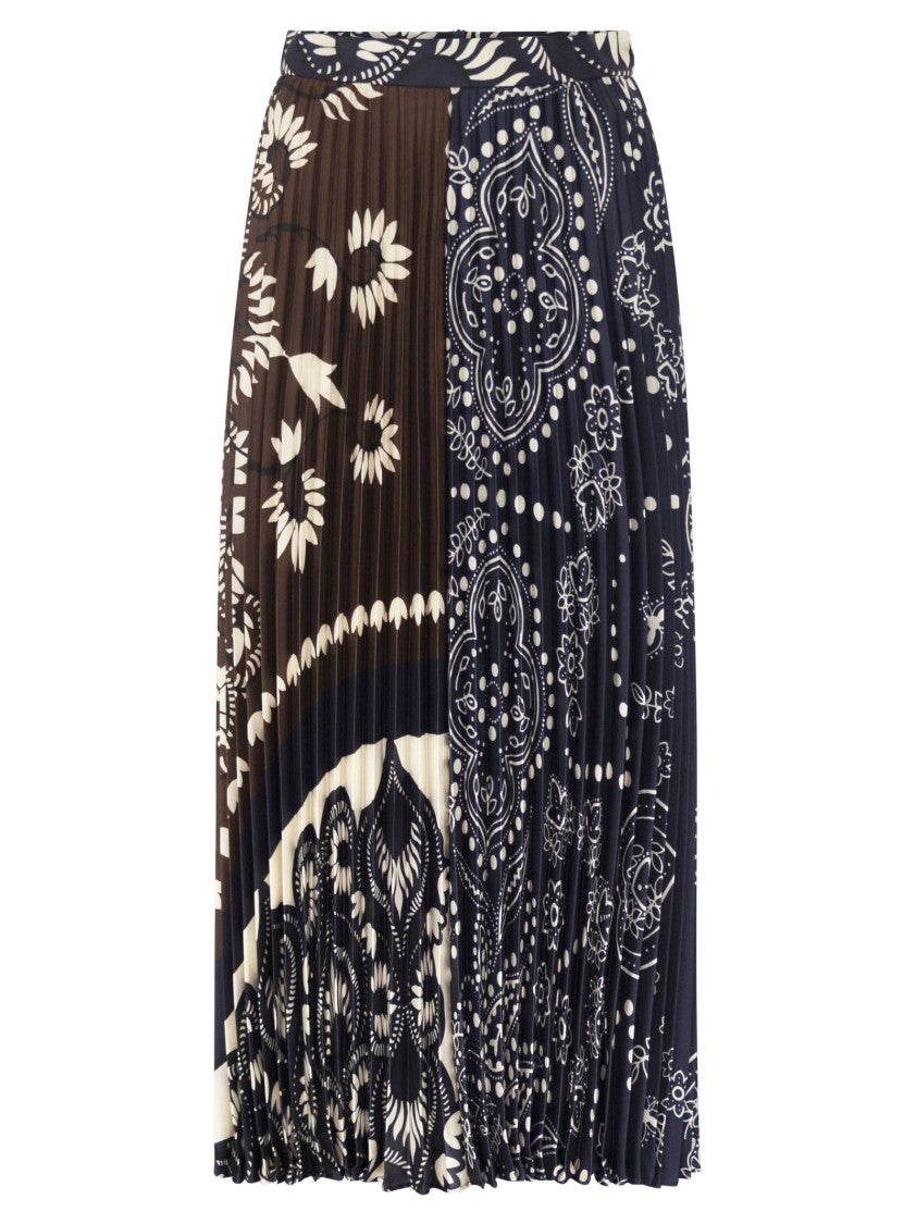 Max Mara Wkdmilord - Printed Twill Skirt