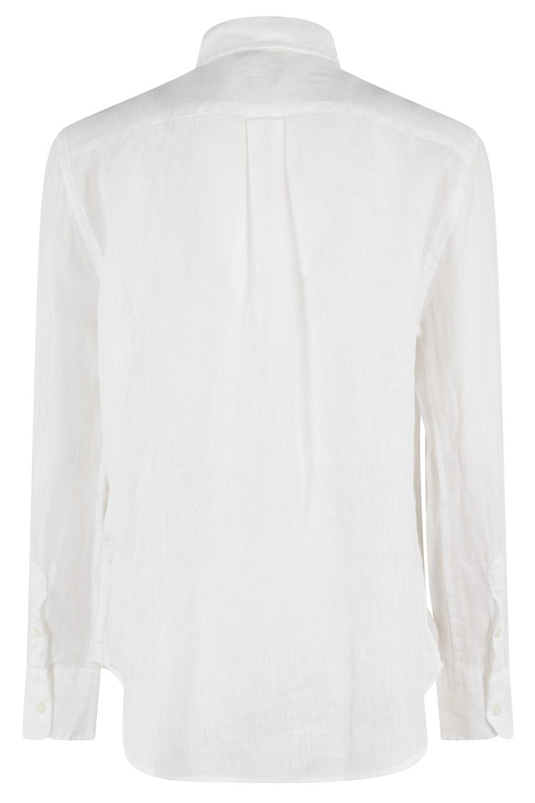 Polo Ralph Lauren Classic White Linen Shirt