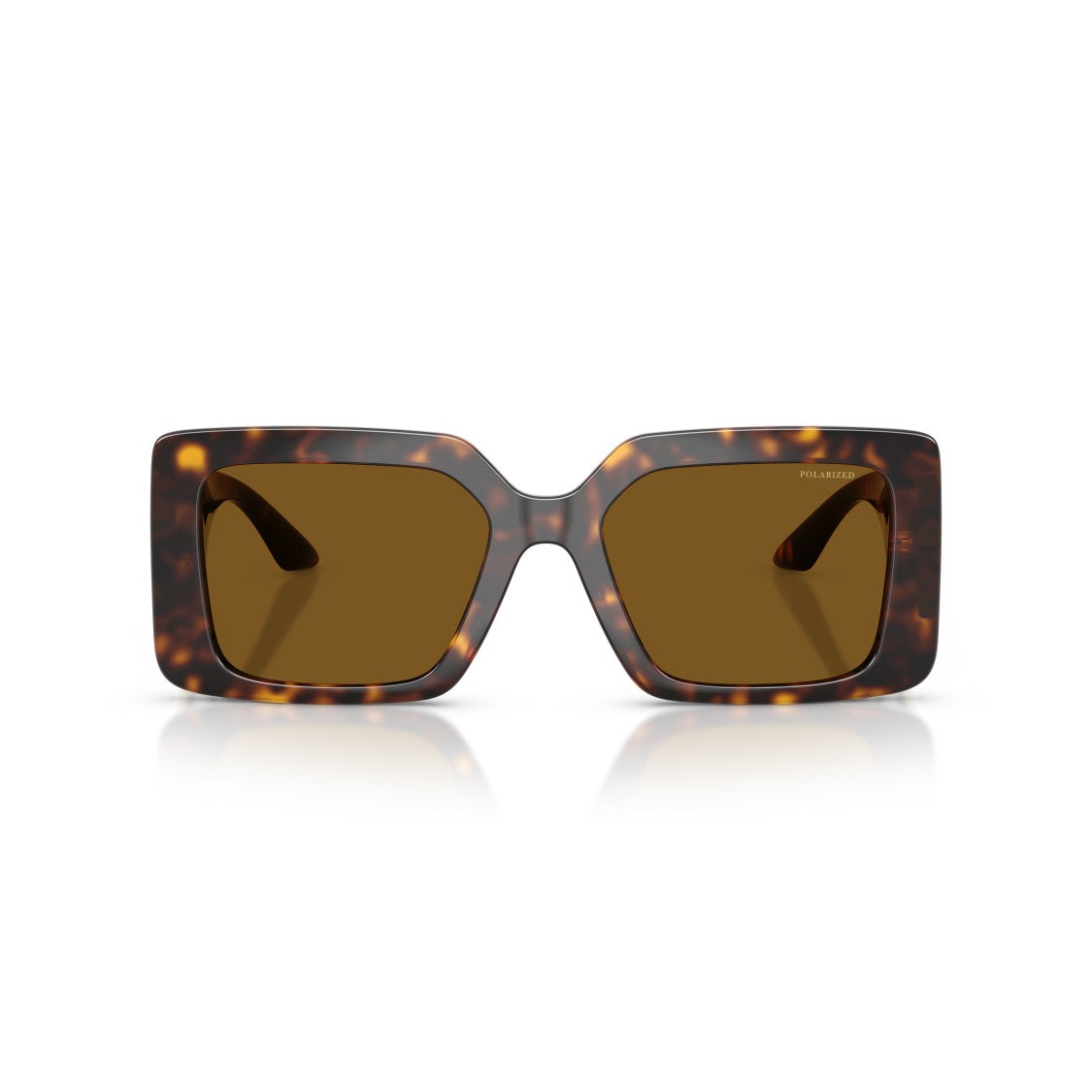 Versace 0Ve4505u Rectangular Tortoiseshell Sunglasses