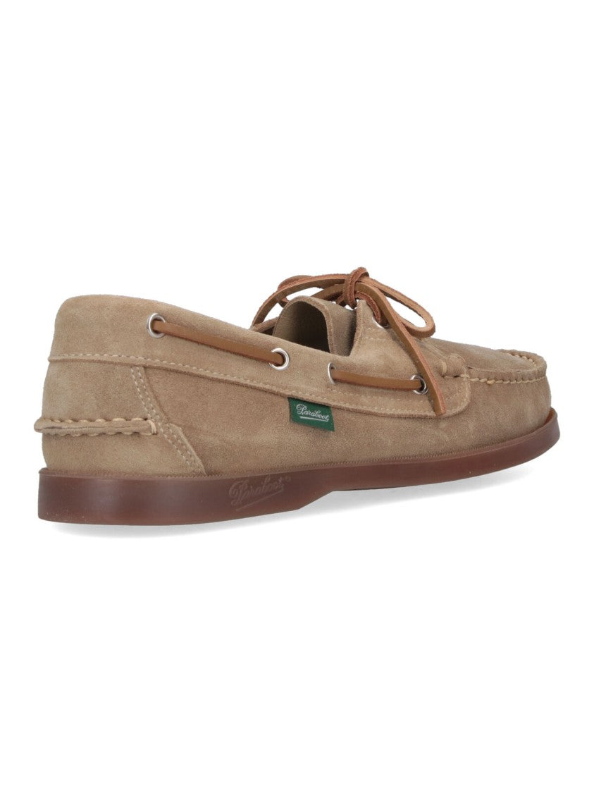 Paraboot "Barth" Derby Shoes – Beige Suede