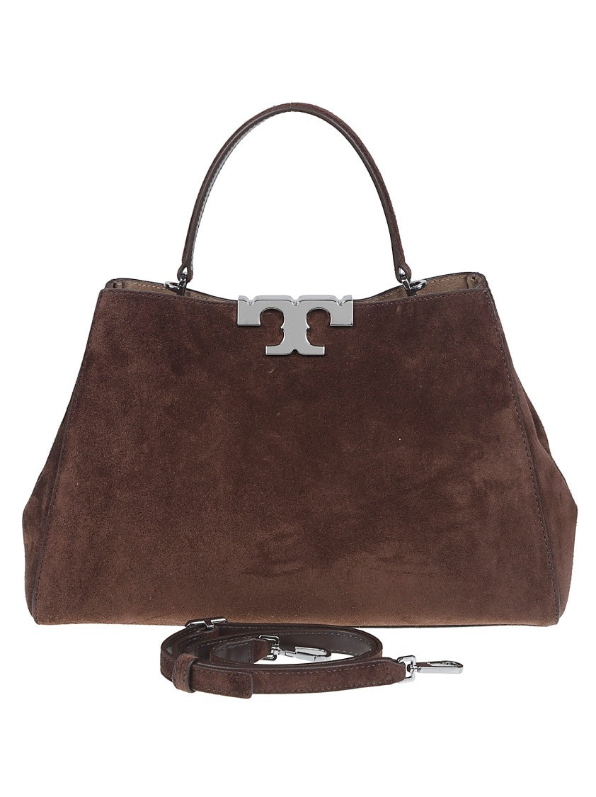Tory Burch Eleanor Structured Suede Satchel Bag