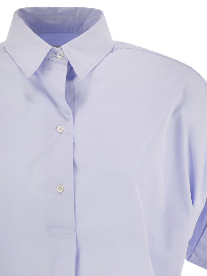 Max Mara Ardea - Straight Cotton Poplin Shirt