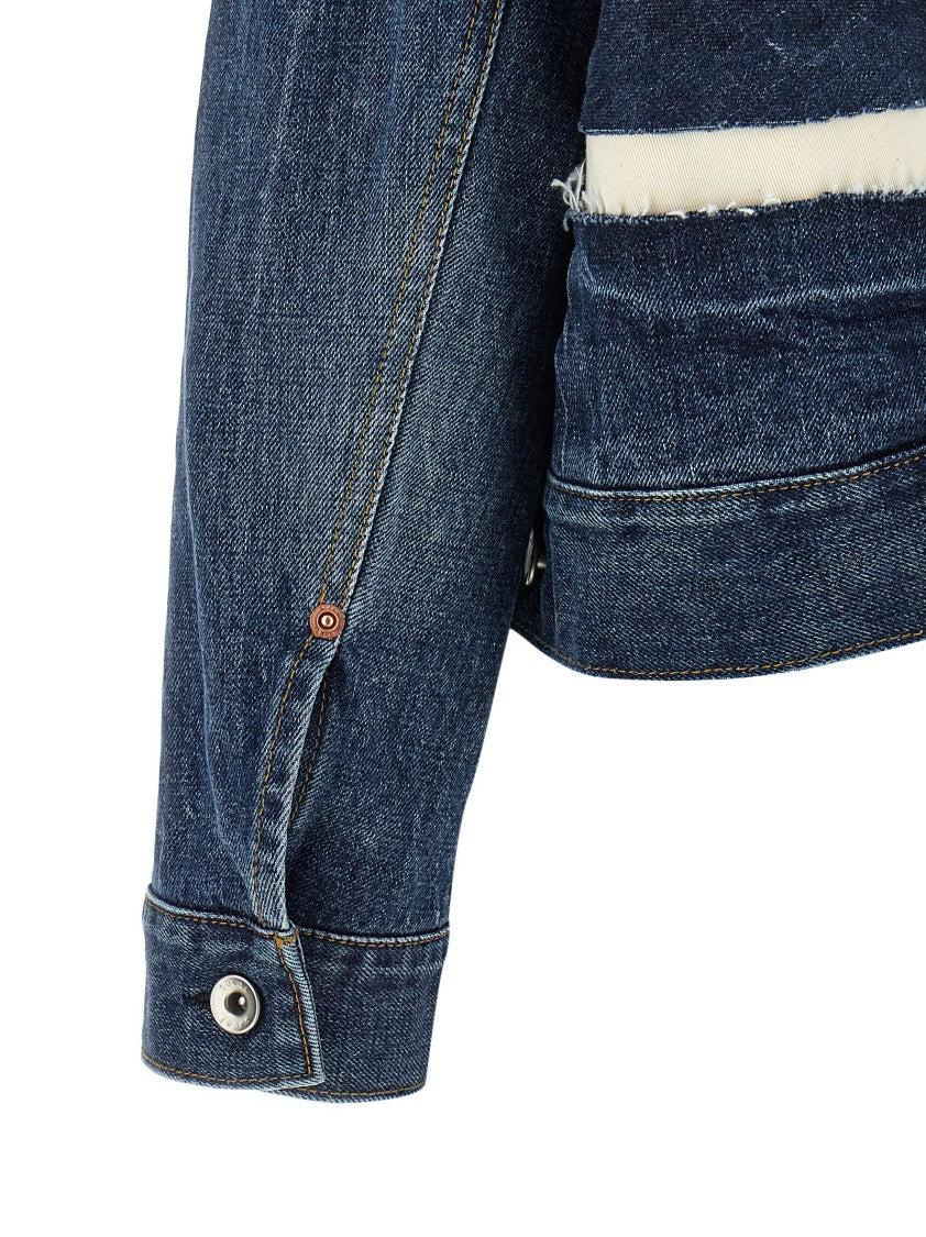 Sacai Patchwork Denim Jacket