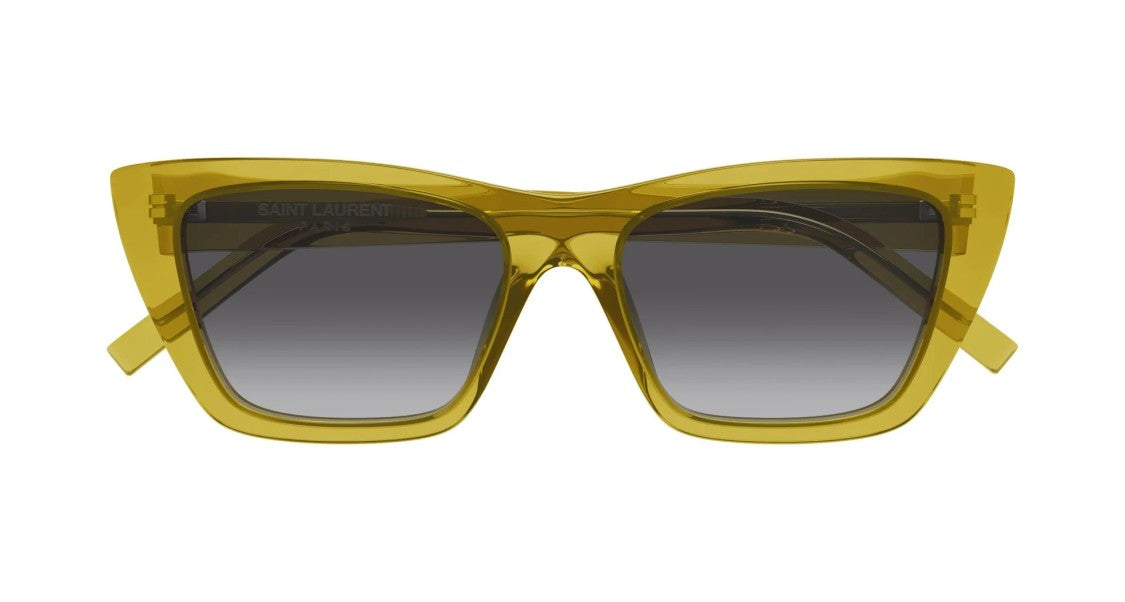 Saint Laurent Sunglasses Saint Laurent Sl 276 Mica 062 Yellow Yellow Smoke 55/16/145