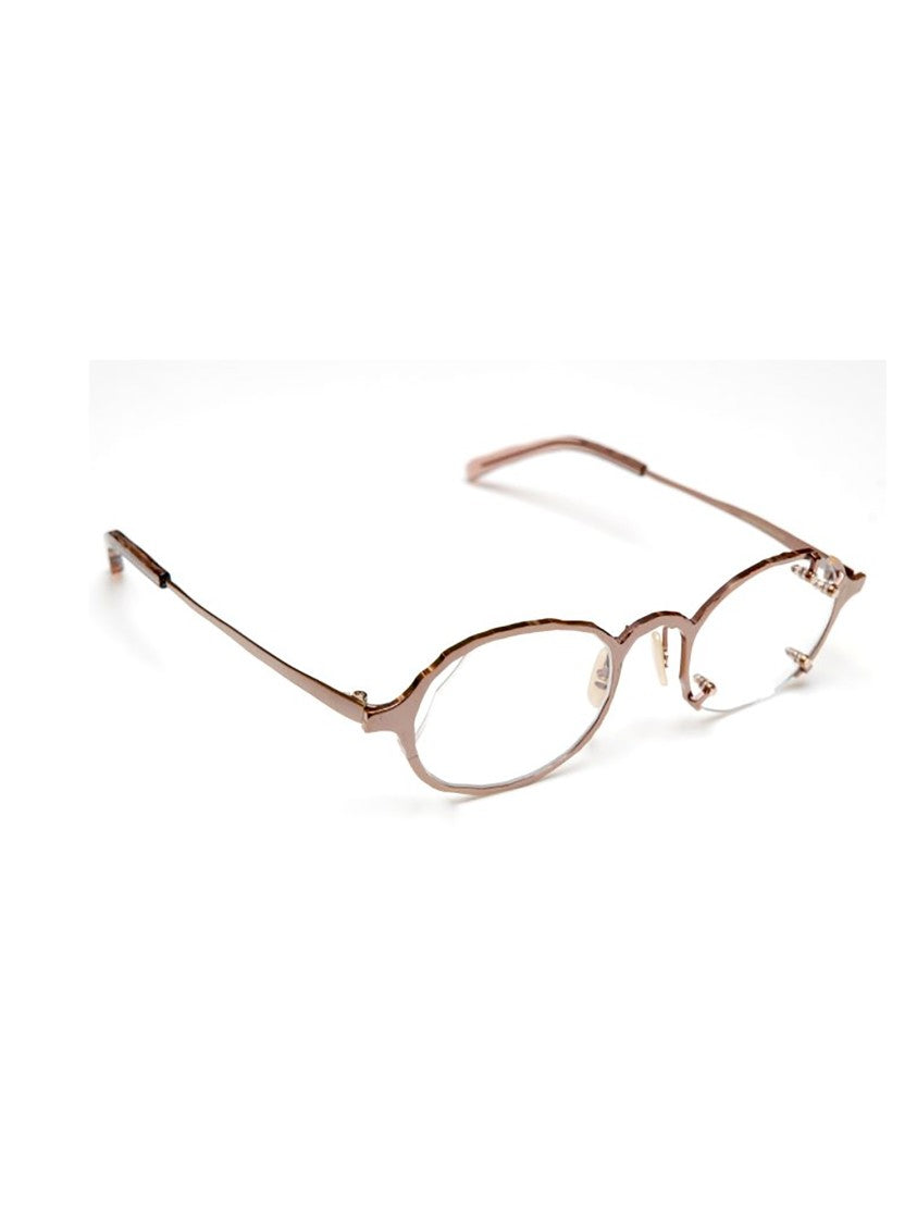 Masahiromaruyama Brown Metal And Acetate Optical Frames