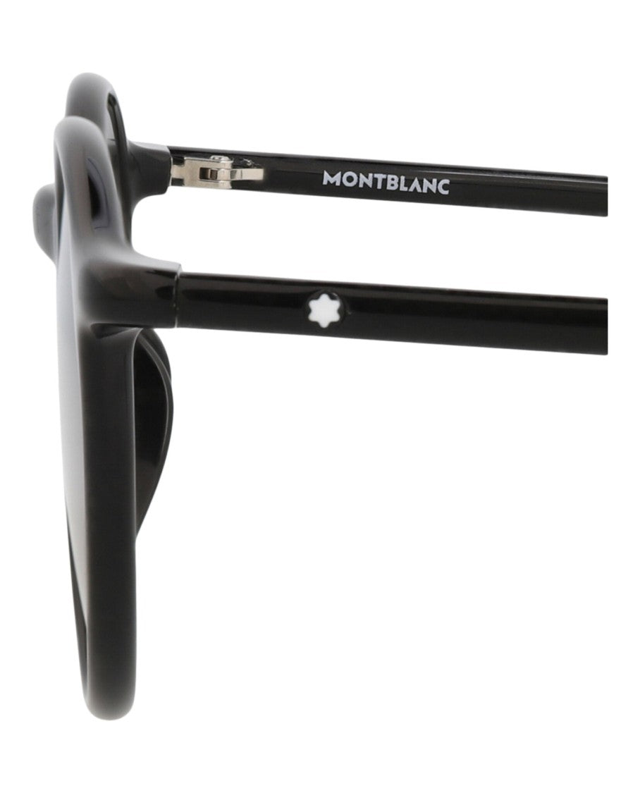 Montblanc Round-Frame Sunglasses In Recycled Injected Acetate
