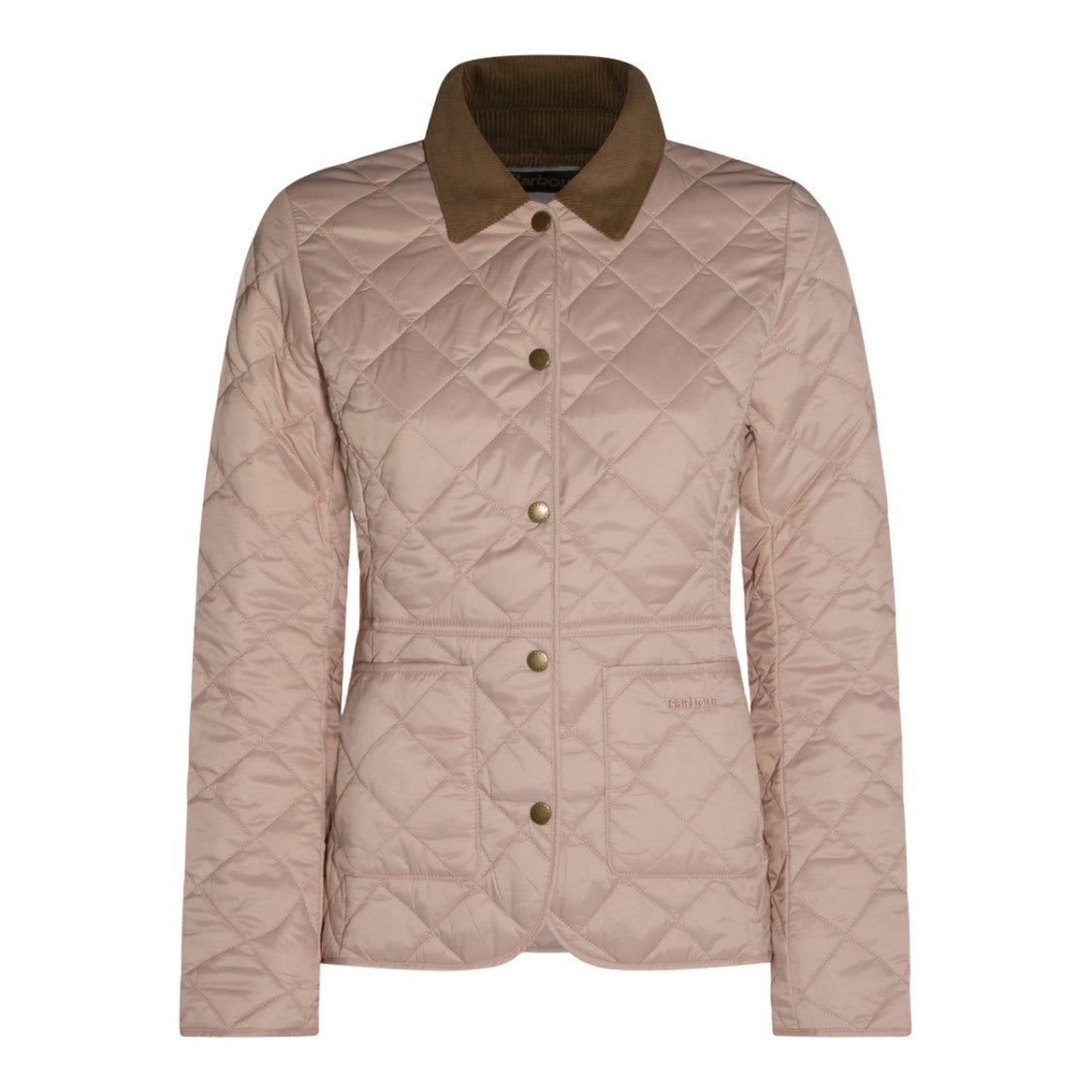 Barbour Tailored Quilted Jacket With Corduroy Collar