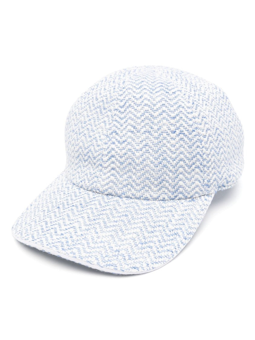 Eleventy Textured Blue Baseball Hat