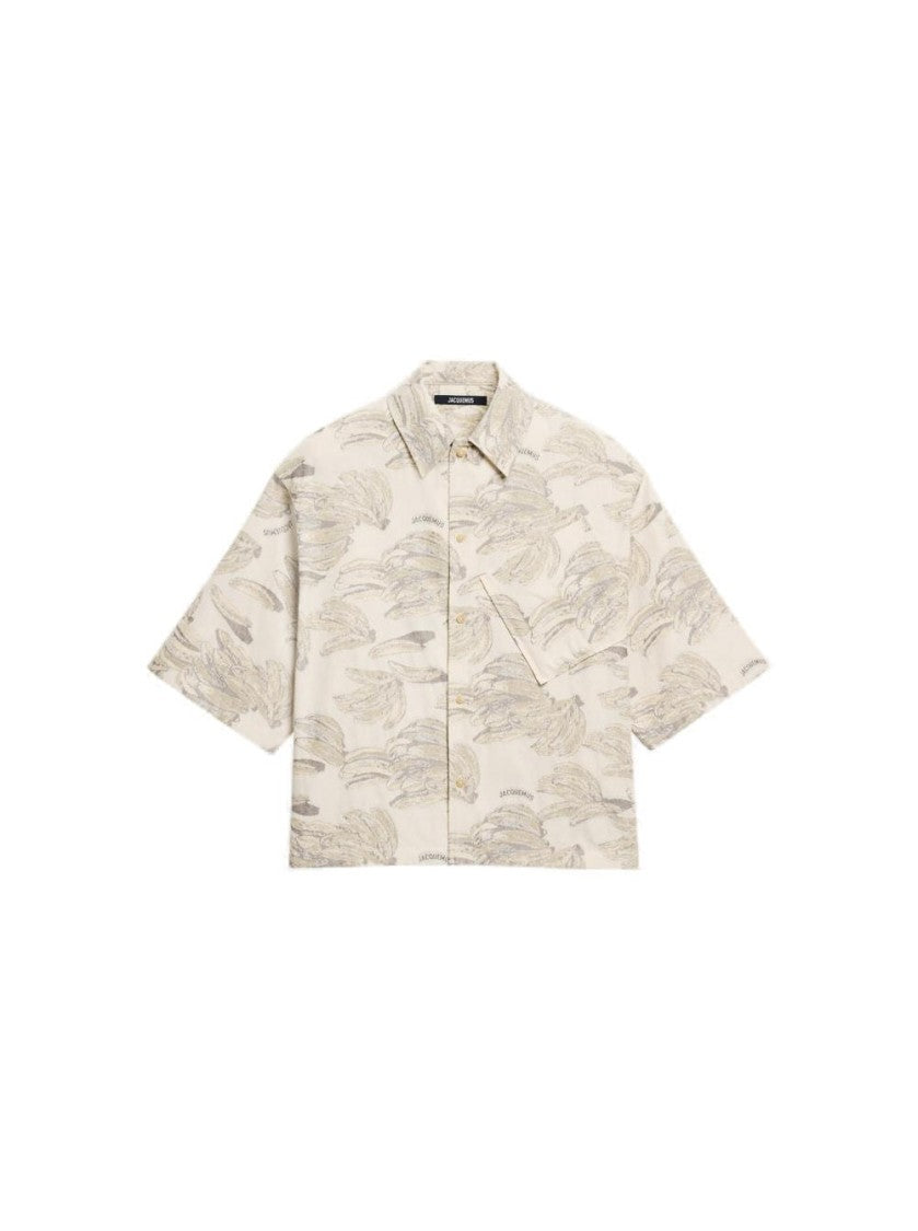 Jacquemus Aloe Shirt Banana Ecru