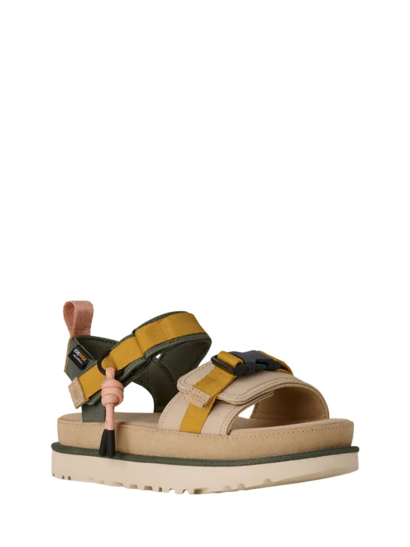 Ugg Multicolor Suede Platform Sandals
