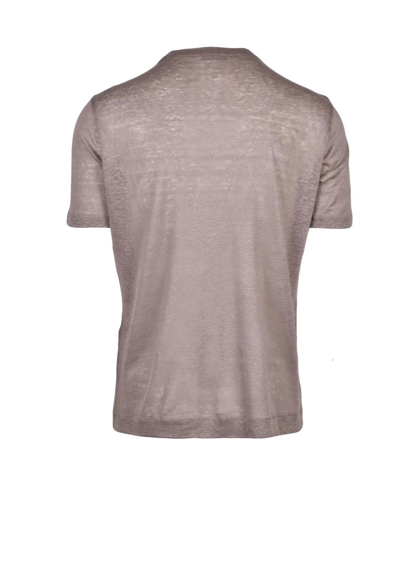 Cruciani Linen T-Shirt - Grey