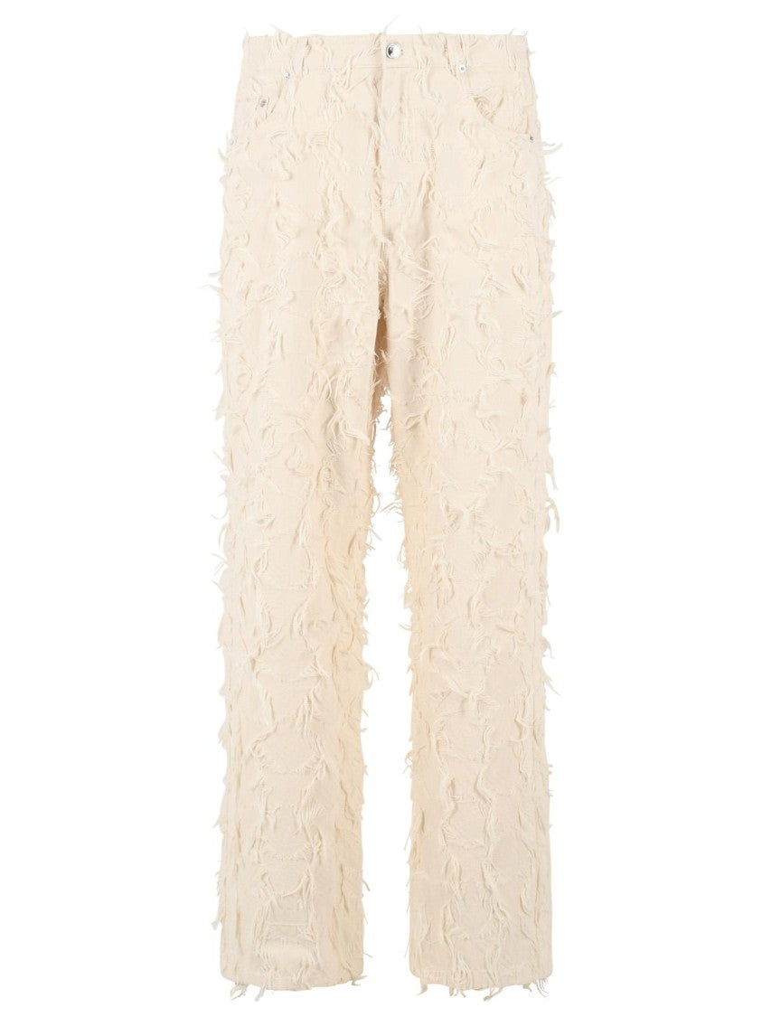 Séfr 'Nikos' White Cotton Jeans