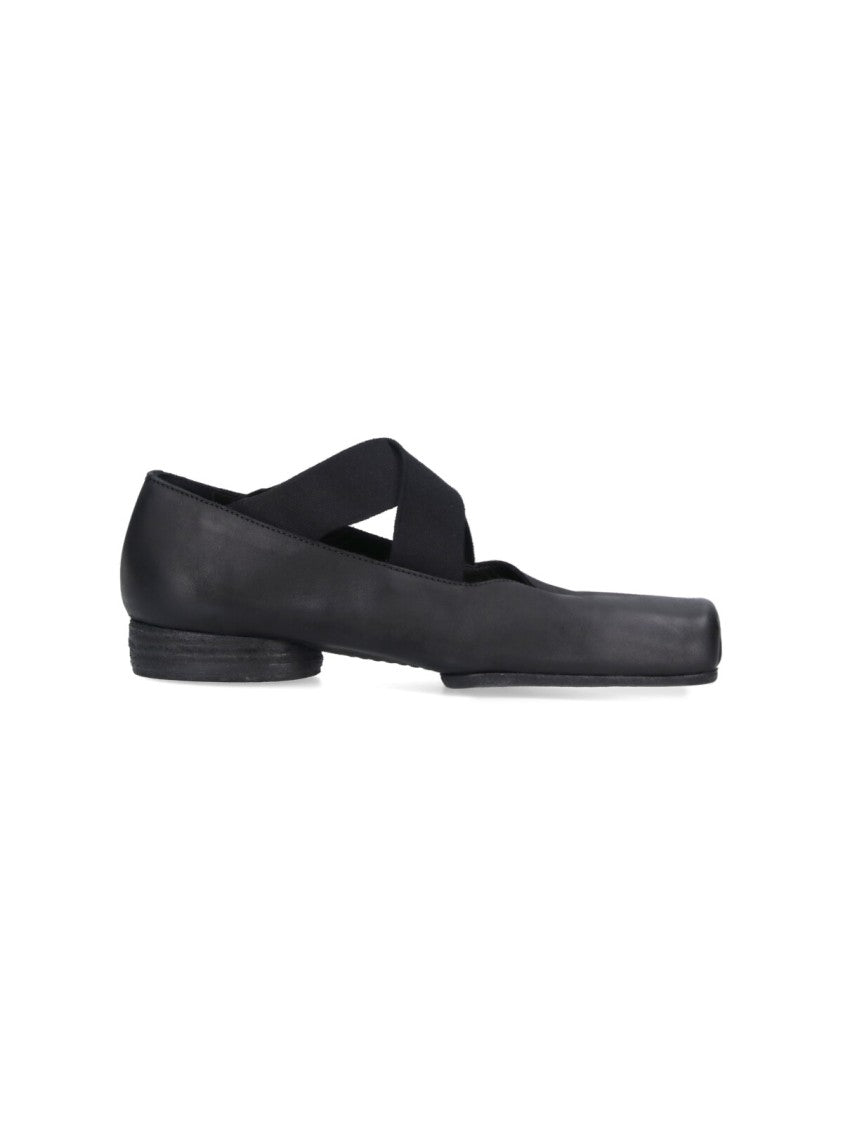 Uma Wang Heeled Ballerinas – Black