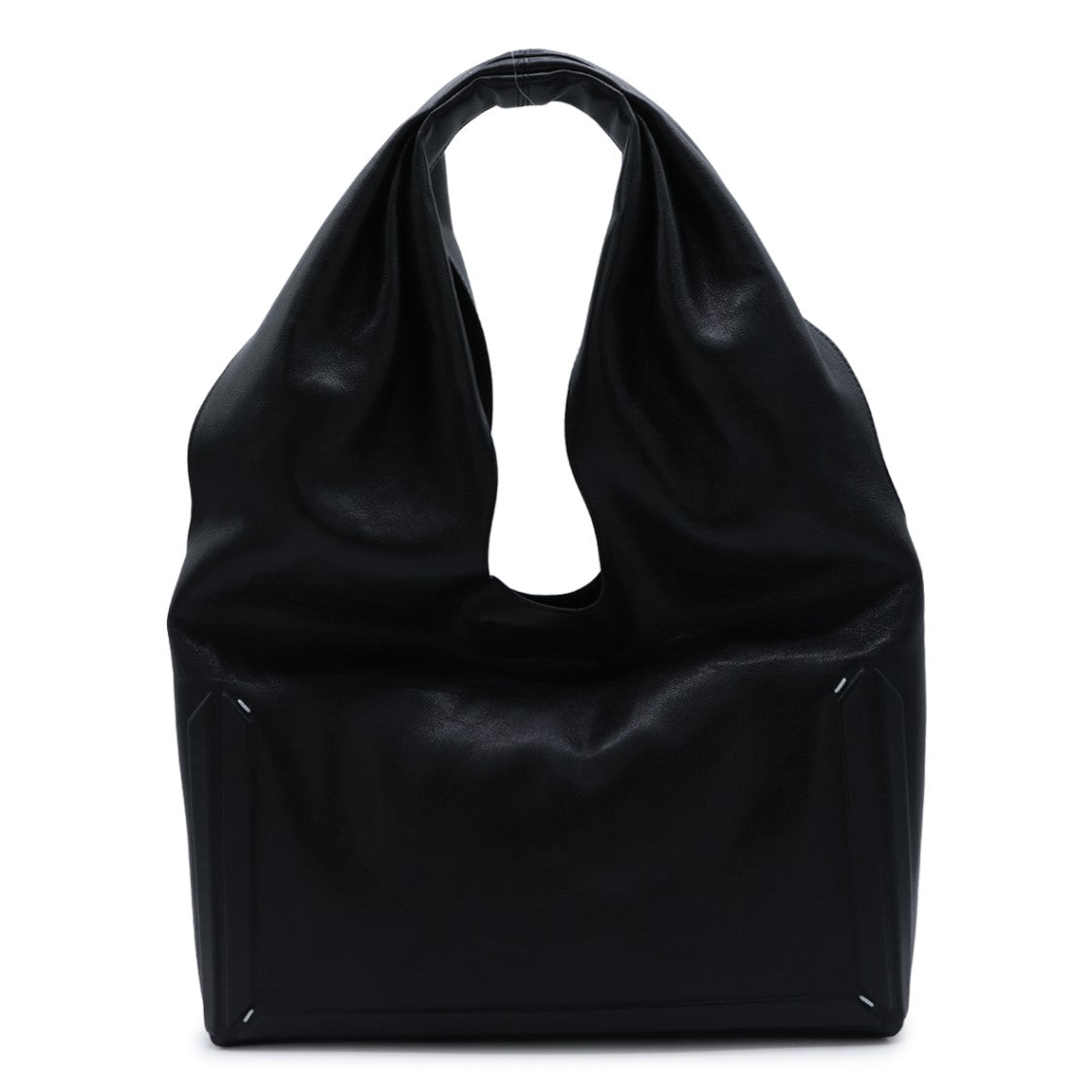 Maison Margiela Slouchy Black Bag With Seamless Design