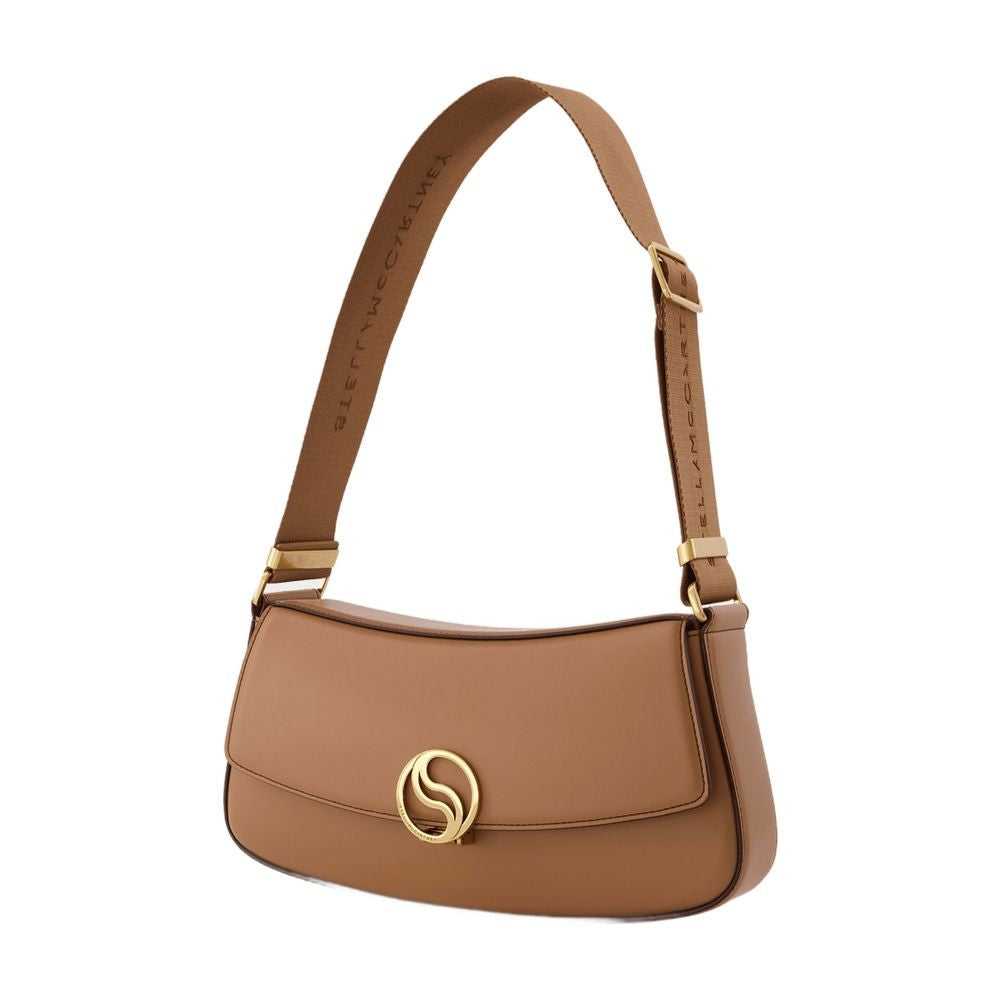 Stella Mccartney Chain Bag Small In Beige