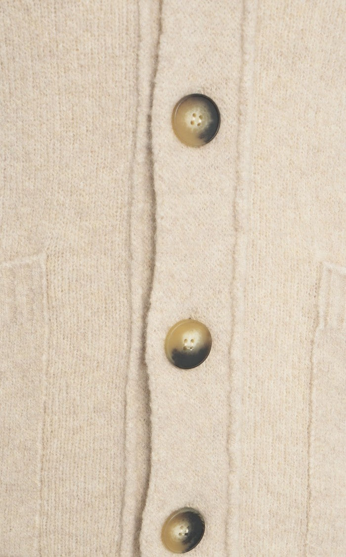 Kangra Cashmere Cardigan With Classic V-Neck And Refined Fit