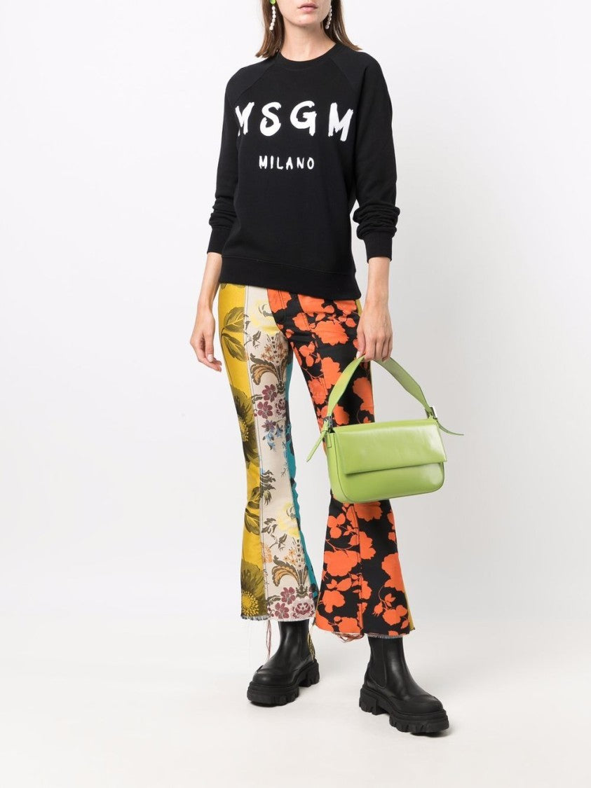 Msgm Relaxed-Fit Sweatshirt With Raglan Sleeves