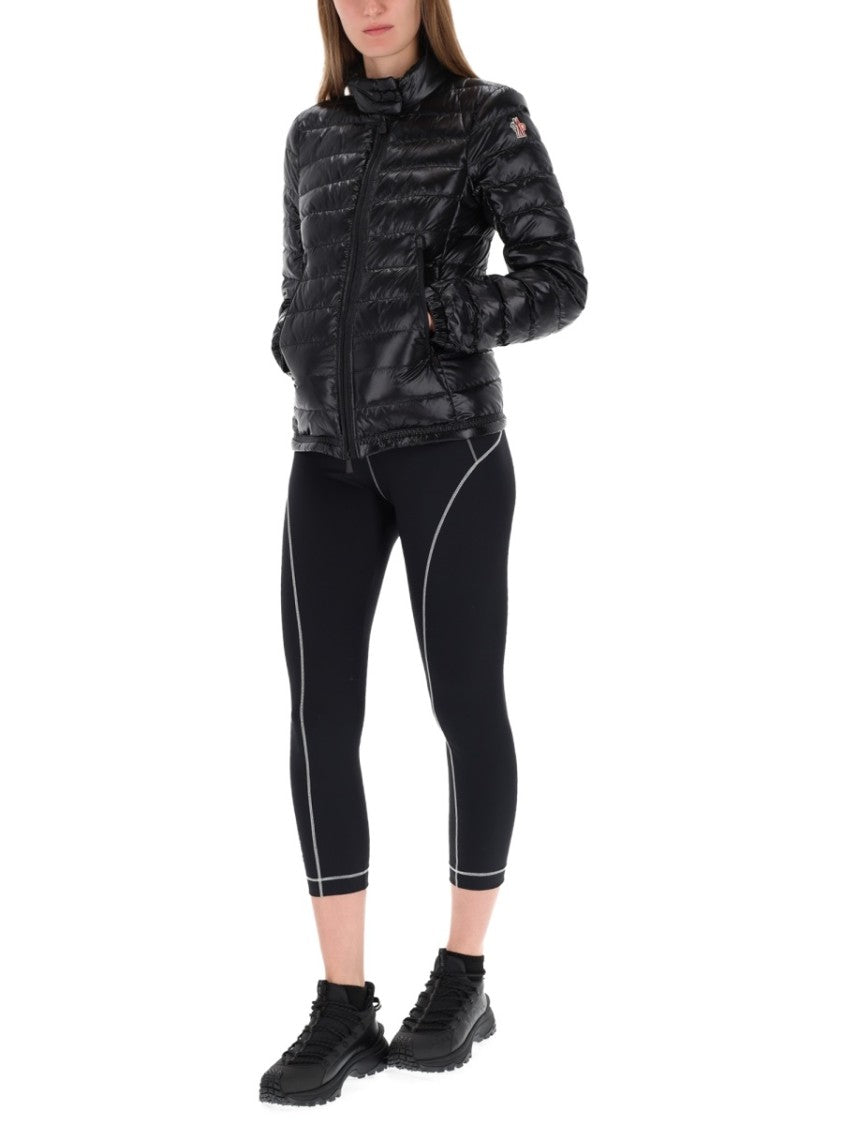 Moncler Grenoble Black Nylon Walibi Quilted Down Jacket