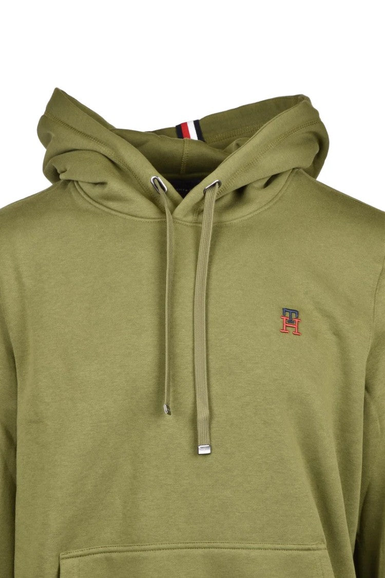 Tommy Hilfiger Green Sustainable Cotton Hoodie