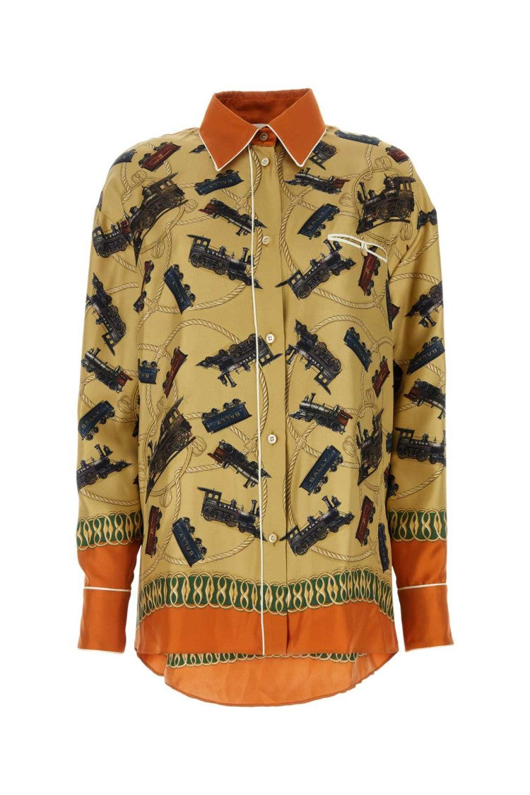 Bally Printed Silk Shirt
