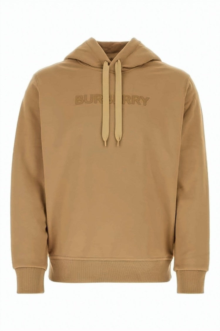 Burberry Cropped Hoodie With Drawstring