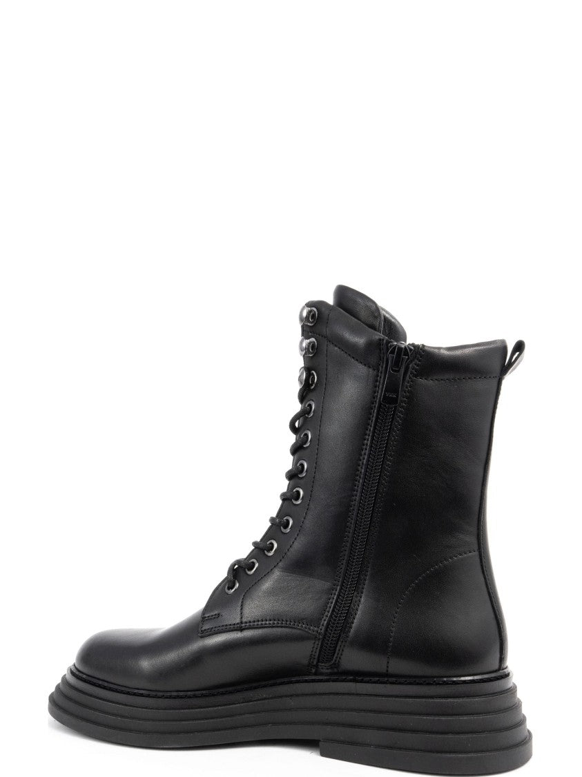 Sergio Moretti Black Ankle Boots